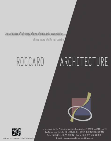 Atelier d'Architecture Marignane ROCCARO ARCHITECTURE